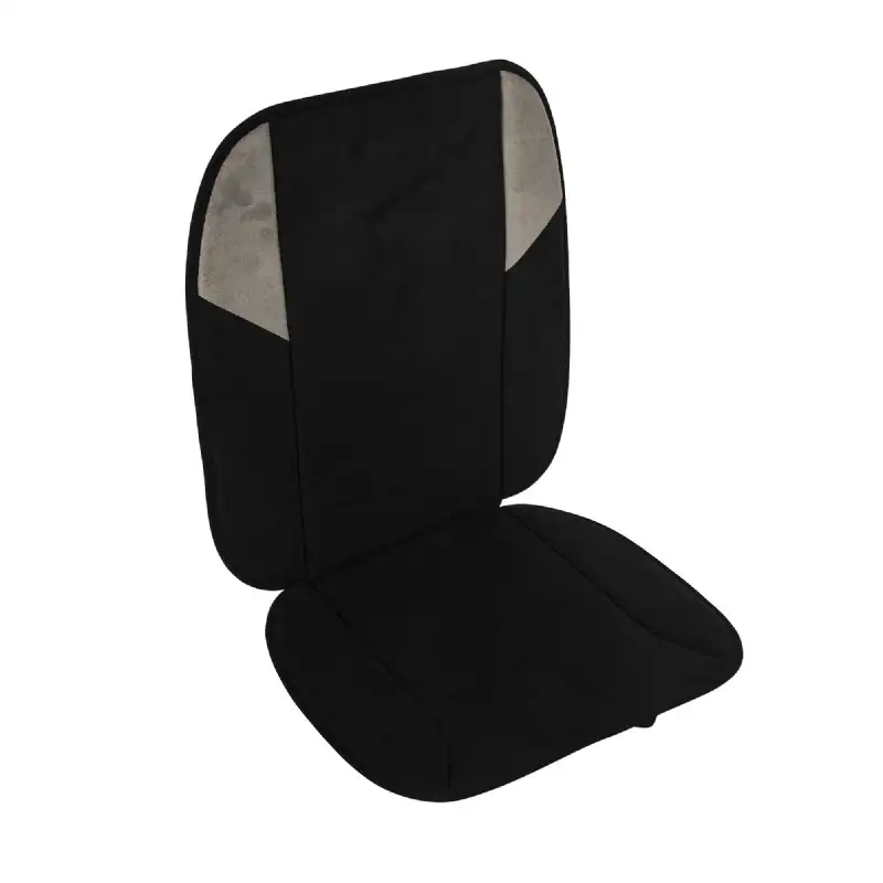 Couvre siège suédine noir PERALINE