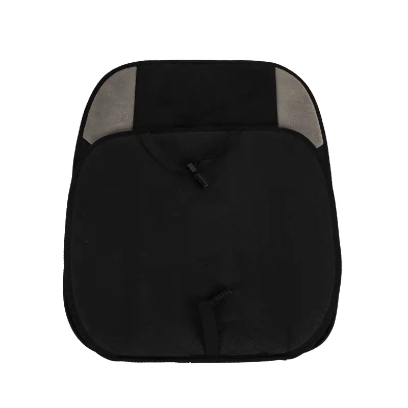 Couvre siège suédine noir PERALINE