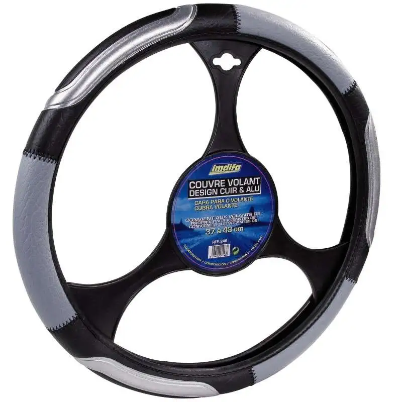 Couvre volant aspect cuir