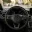 Couvre volant aspect carbone