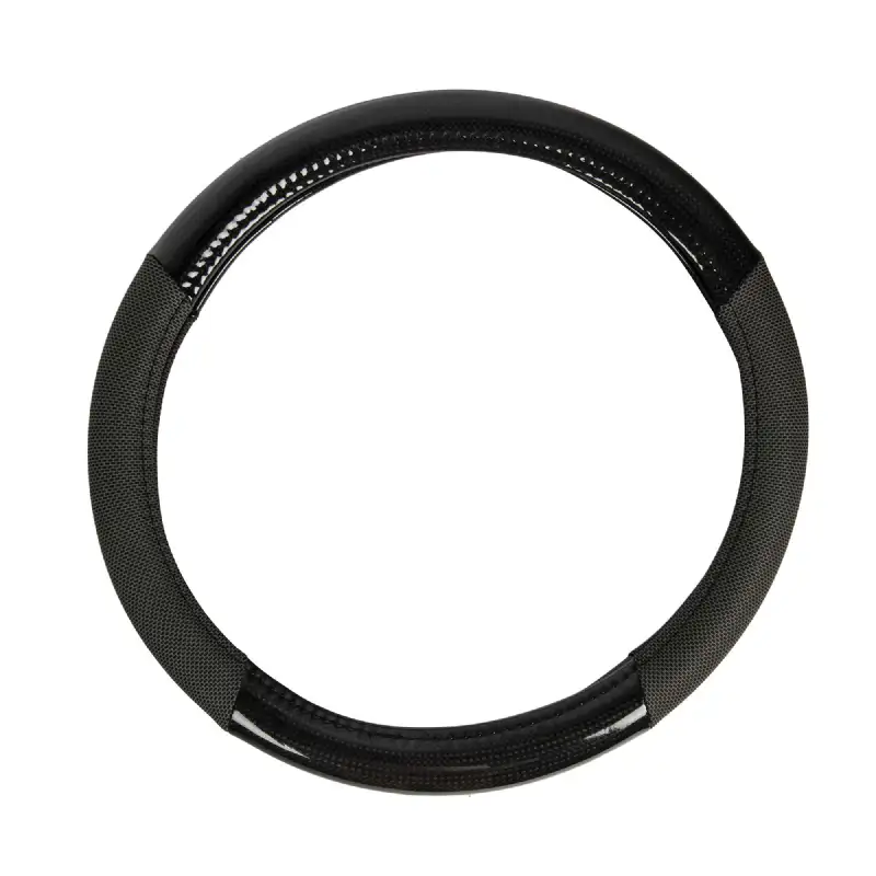 Couvre volant aspect carbone