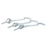 Crochet de contrevent zingué filet bois Viswood