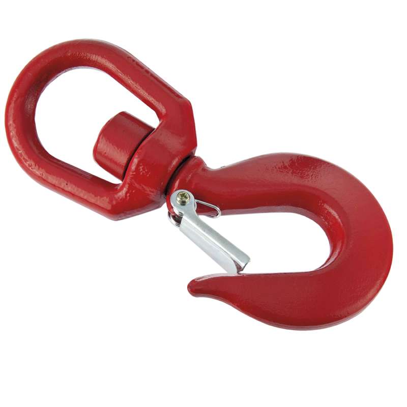 Crochet à émerillon rouge - Corderies tournonaises - 15,39€ Crochet à émerillon rouge