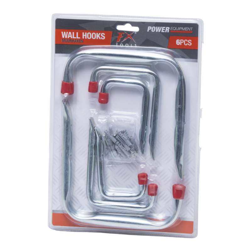 Crochets muraux en L (6 pcs) - Fx tools - 9,99€ Crochets muraux en L (6 pcs)