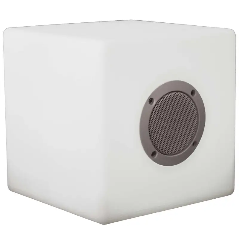 Cube enceinte lumineux bluetooth (40 x 40 x 40 cm) 