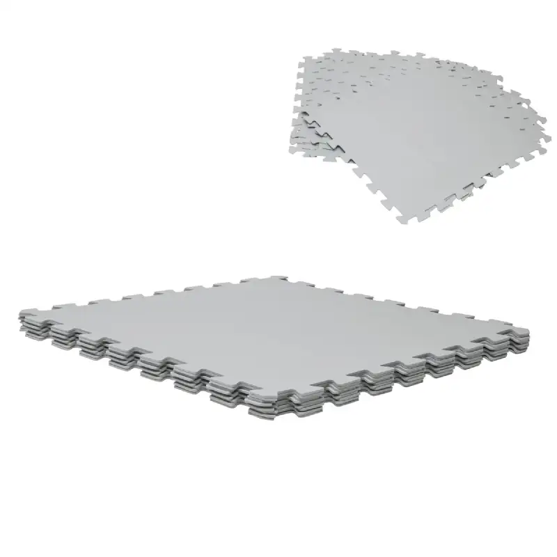 Dalle pour piscine grise (50x50cm) 3mm épaisseur 9 pièces WERKA PRO