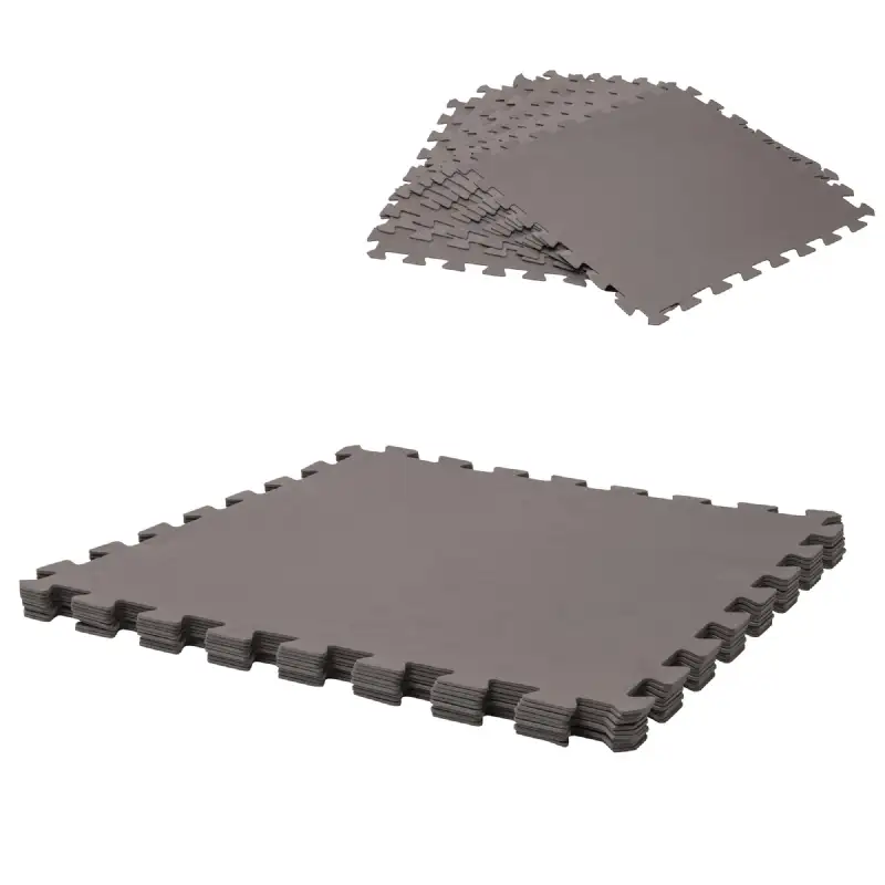 Dalle pour piscine imprimé taupe (50x50cm) 3mm 9 pièces WERKA PRO