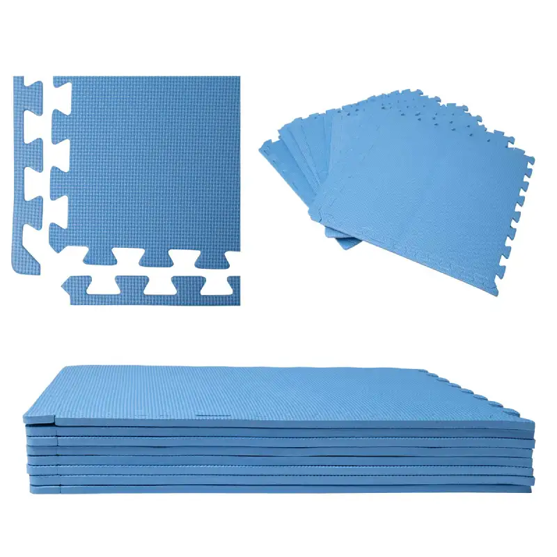 Dalle pour piscine bleu (50x50cm) 1cm épaisseur 8 pièces WERKA PRO
