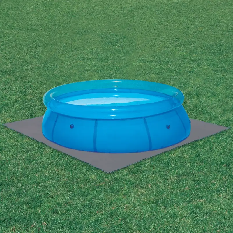 Dalle pour piscine imprimé taupe (50x50cm) 3mm 9 pièces WERKA PRO