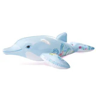 Bouée gonflable dauphin à chevaucher pour piscine Intex