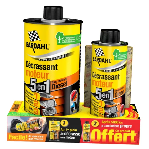 Décrassant moteur 5 en 1 Diesel BARDAHL