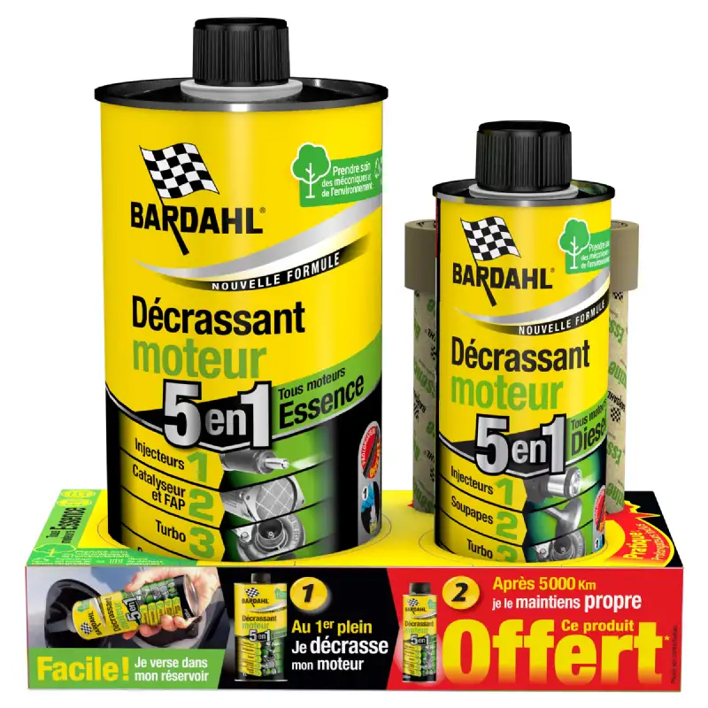 Décrassant moteur 5 en 1 Essence BARDAHL