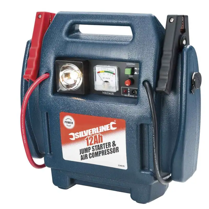 Démarreur et compresseur d'air 12volts