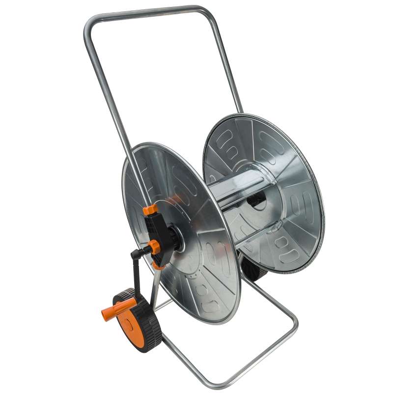 Dévidoir en métal pour tuyau de 80 m de long et Ø 19mm - Rain - 86,99€ Dévidoir en métal pour tuyau de 80 m de long et Ø 19mm