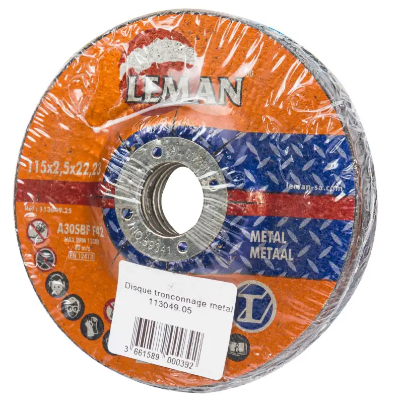 Disque fer Ø 115 mm 5 pièces