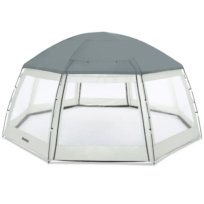 Dôme de protection pour piscine hors sol 6x6x2,95m