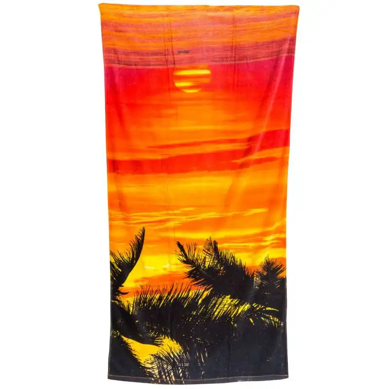 Drap de plage couché du soleil 152x75cm