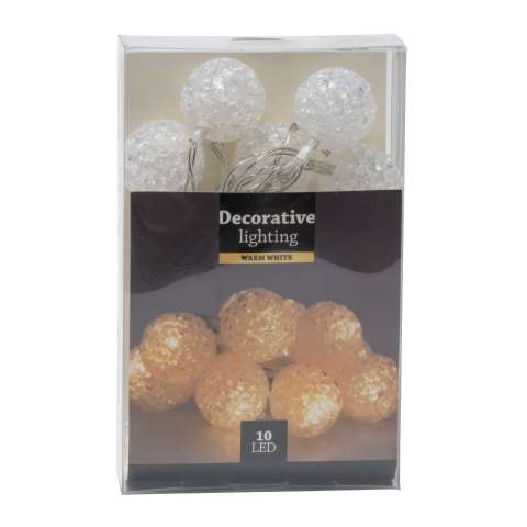 Eclairage 10 boules eva led deco ø25mm - Koopman - 2,99€ Eclairage 10 boules eva led deco ø25mm
