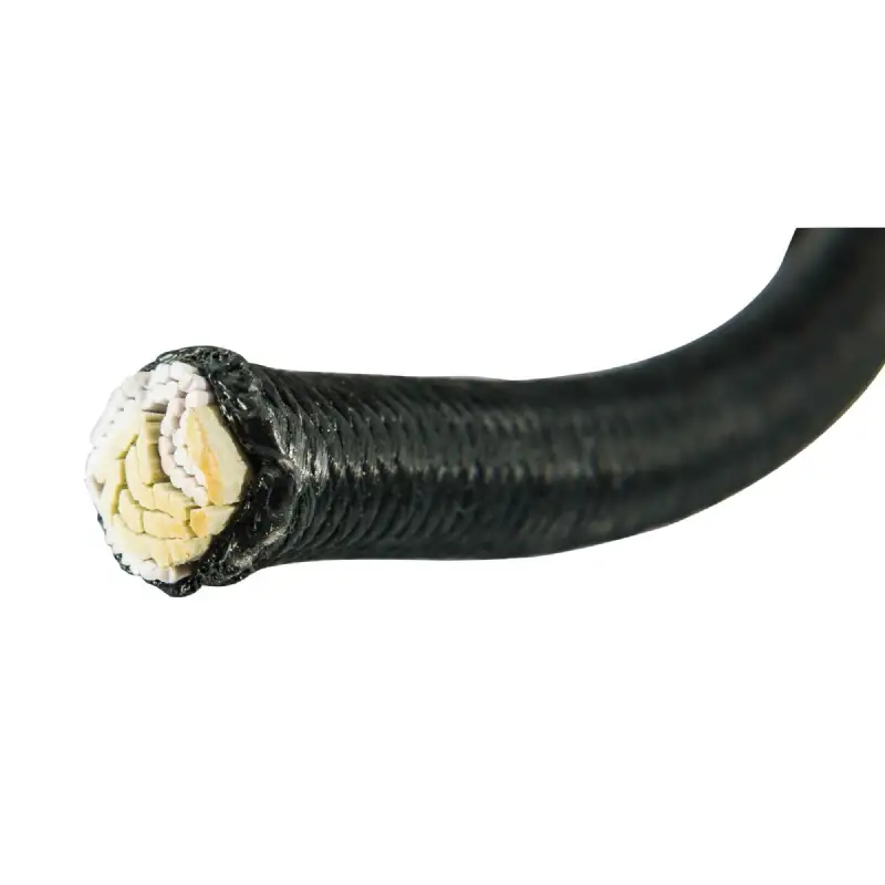 Élastique 10m x 8mm en rouleau noir