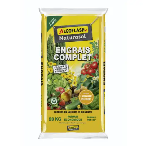 Engrais complet 20 kg  Fertilisant à libération longue durée