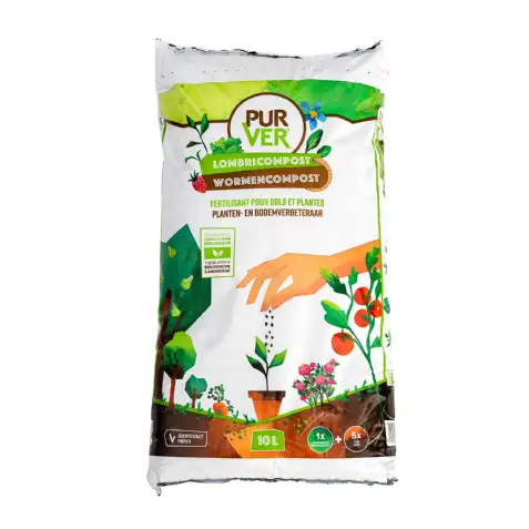 Engrais fertilisant lombricompost Pur Ver