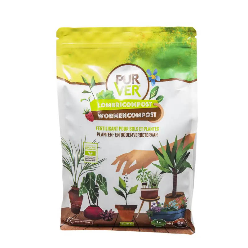 Engrais fertilisant lombricompost Pur Ver