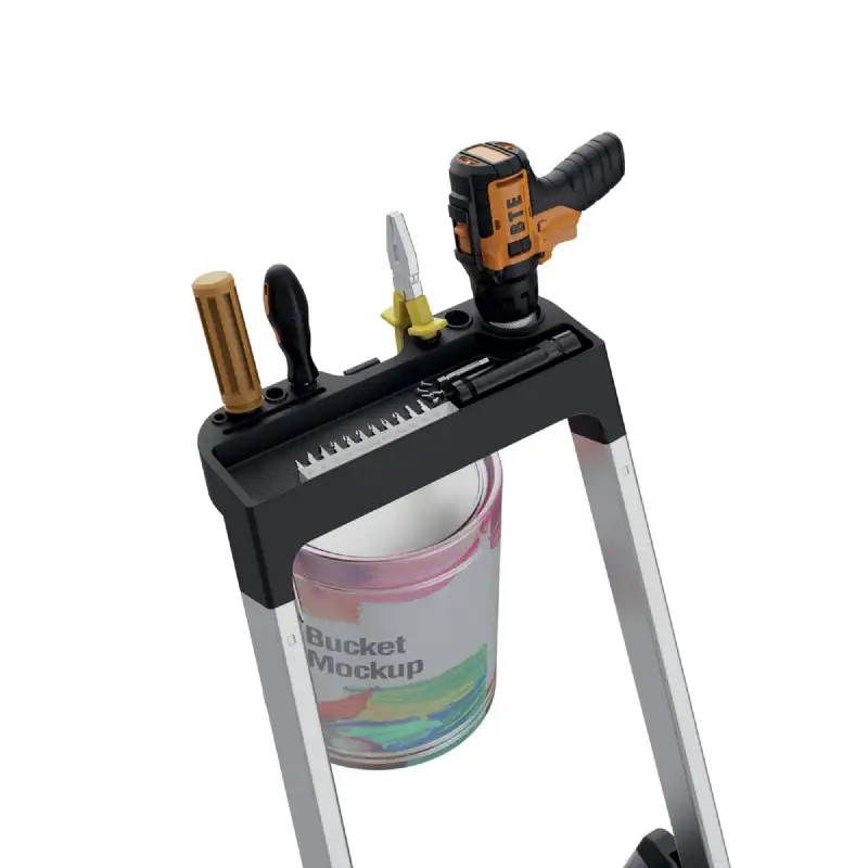 Escabeau Aluminium 8 Marches WERKA PRO