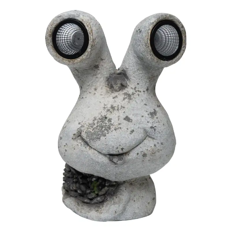 Escargot avec deux grands yeux solaires