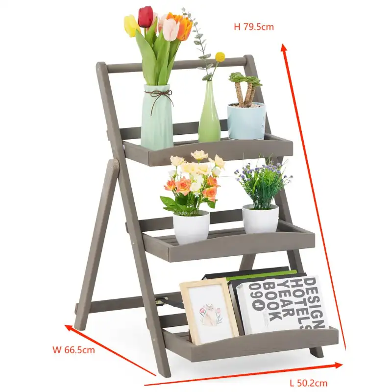 Étagère de jardin en bois WERKA PRO (66,5x50,2x79,5cm)