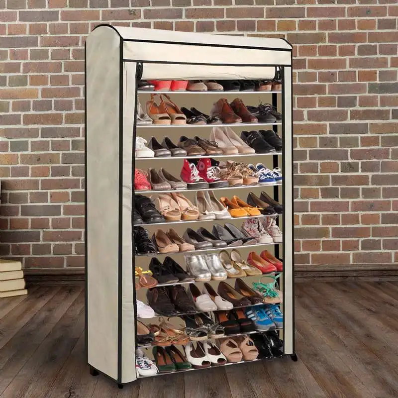 Etagère à chaussures 50 paires avec housse