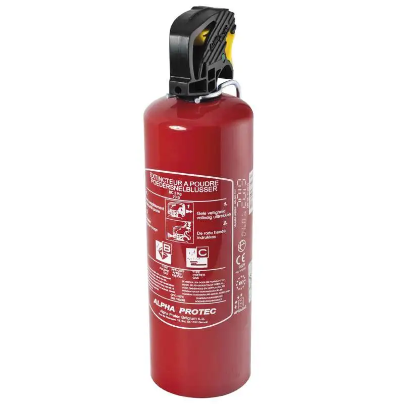 Extincteur 2kg à poudre homologue BC