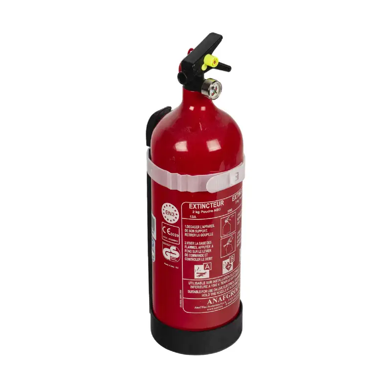 Extincteur avec manomètre 2kg EN3