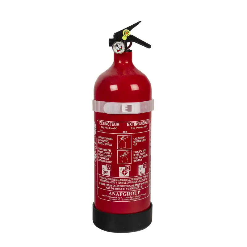 Extincteur avec manomètre 2kg EN3