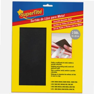 Feuille à poncer métal 230x280mm - Assortiment de papiers de verre