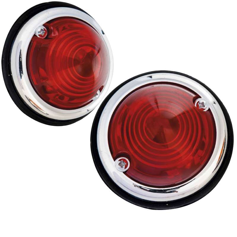 Feux De Gabarit LED Rouge - Lot De 6 Pour Remorque, Camion, Van - 12V 9 SMD