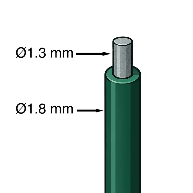 Fil de fer plastifié Ø1,8mm WERKA PRO