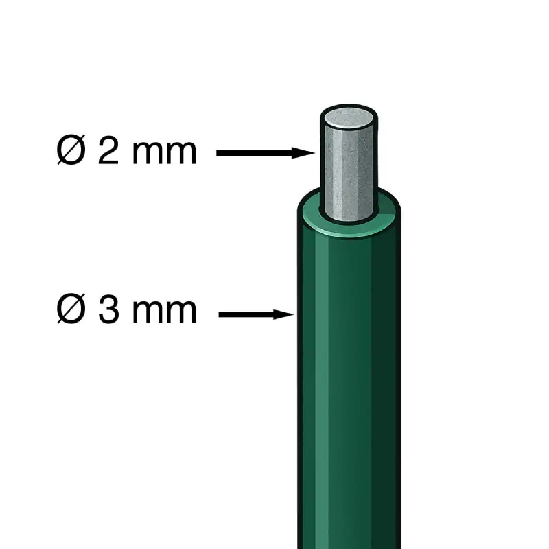 Fil de fer plastifié Ø3,0 mm WERKA PRO (100m)