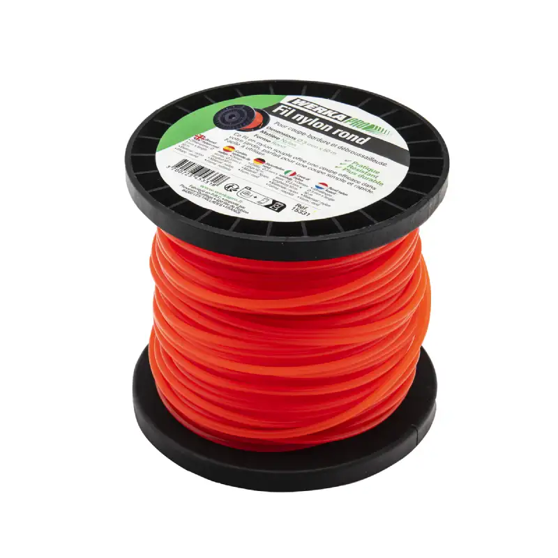 Fil nylon rond WERKA PRO (Rouleau de 50 mètres)
