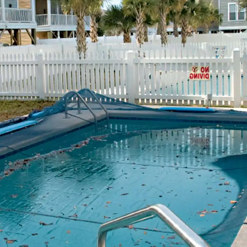 Filet de protection pour piscine rectangulaire