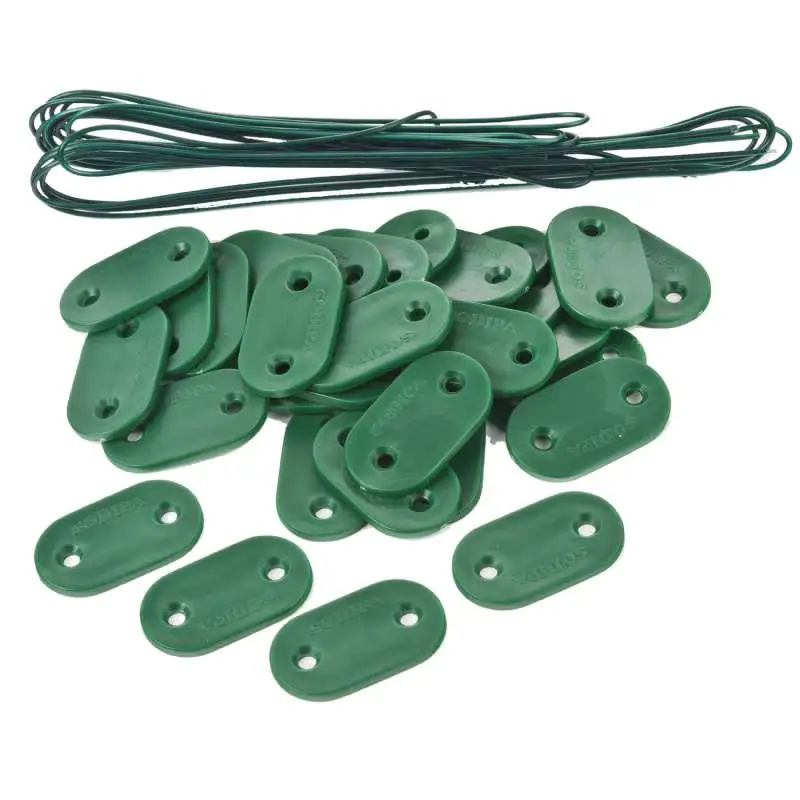 Fixation de brise vue et natte 30 pièces