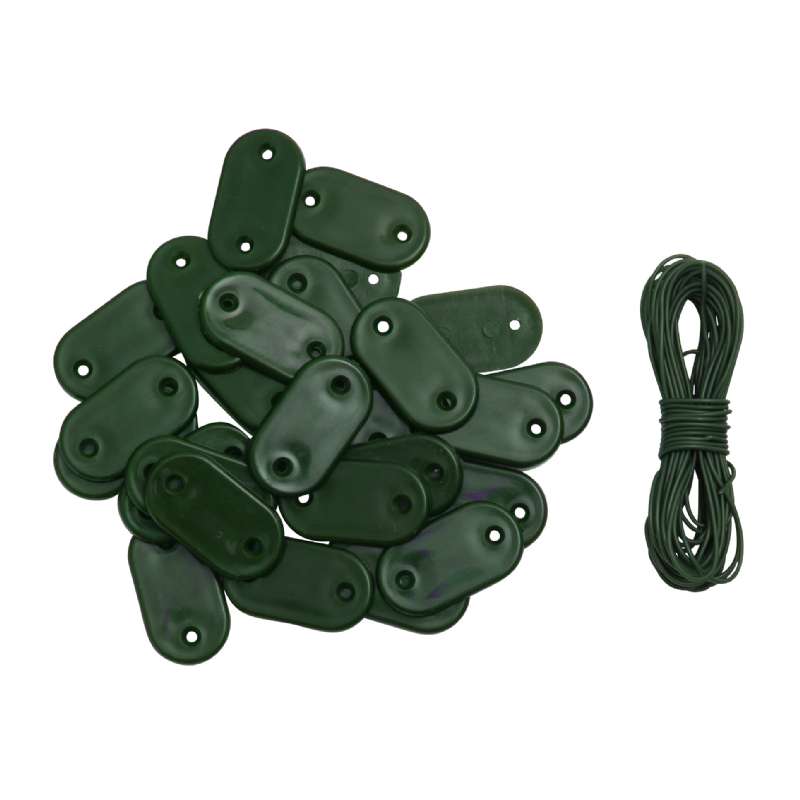 Kit de 30 fixations Werkapro pour brise vue, canisse et natte