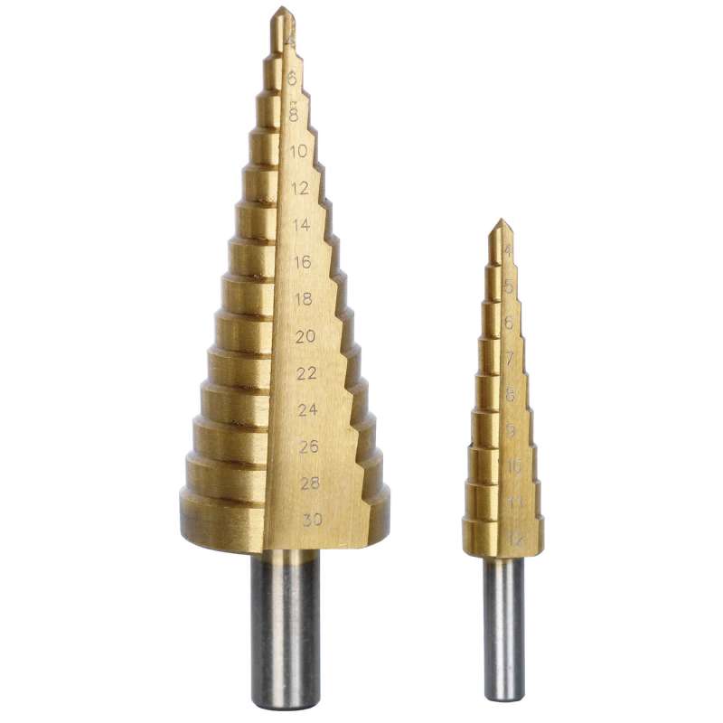 Forets coniques étagés HSS les 2pcs - Ribitech - 22,99€ Forets coniques étagés HSS les 2pcs