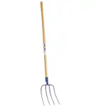 Fourche à fumier manche 130 cm