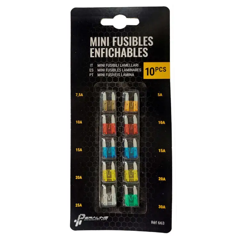 Mini Fusibles Enfichables Peraline - 10 pcs