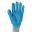 Gants bleus nylon enduit