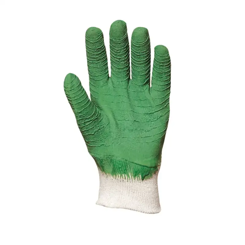 Gants latex épineux verts