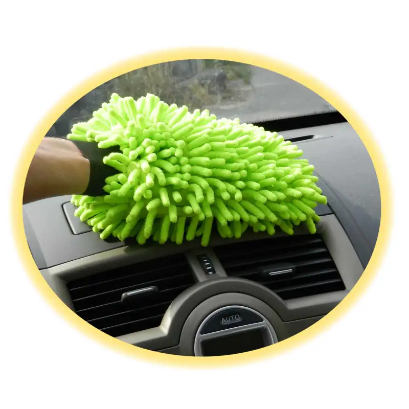 Gant de Nettoyage Microfibre Chenille PERALINE - Très Absorbant