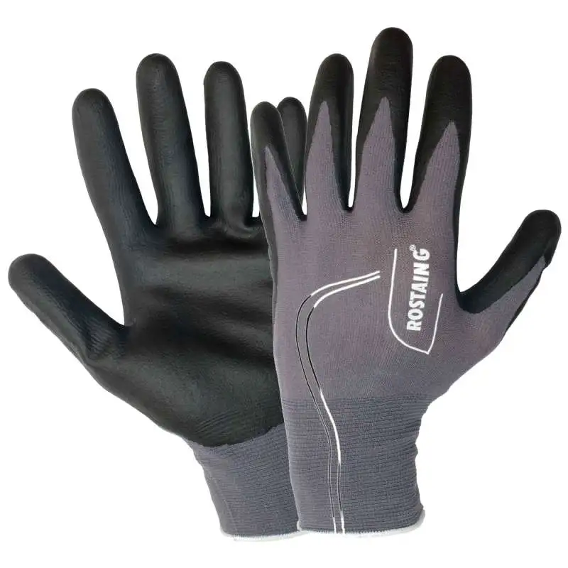 Gants tous travaux noir/gris T : 7