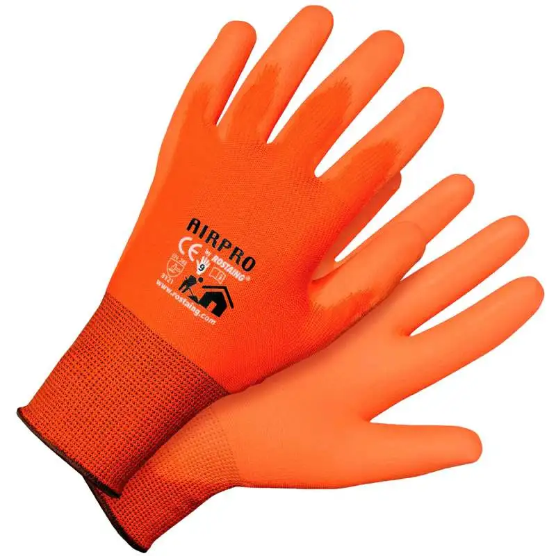 Gants travaux de précision orange T : 8