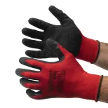 Gants tous travaux rouge et noir